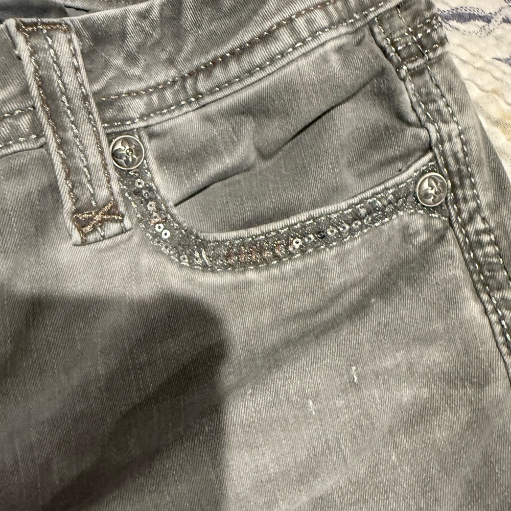 Rock Revival Gray Straight Leg Women's Jeans - Picture 7 of 10